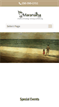Mobile Screenshot of maranathachurch.ca