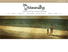 Tablet Screenshot of maranathachurch.ca